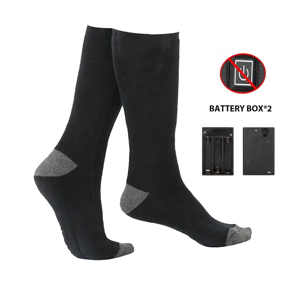Rechargeable Heated Winter Socks For Outdoor Warmth 9