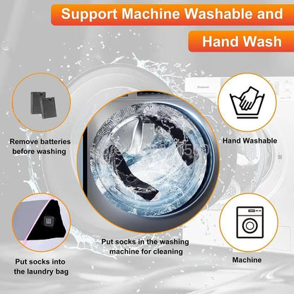 Rechargeable Heated Winter Socks For Outdoor Warmth 4
