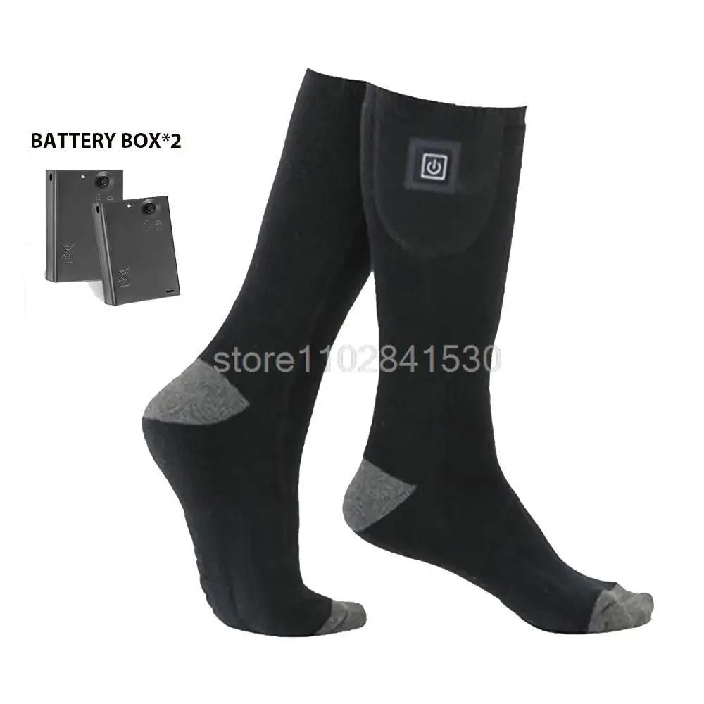 Rechargeable Heated Winter Socks For Outdoor Warmth 7