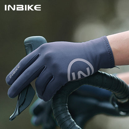 Touch Screen Men Women MTB Road BikeGloves, Autumn Winter Thermal Bicycle Gloves, Sports Fitness Outdoor Cycling