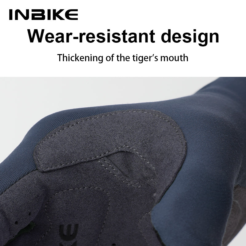 Touch Screen Men Women MTB Road BikeGloves, Autumn Winter Thermal Bicycle Gloves, Sports Fitness Outdoor Cycling