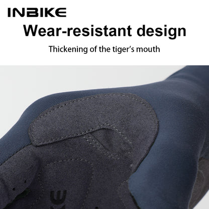 Touch Screen Men Women MTB Road BikeGloves, Autumn Winter Thermal Bicycle Gloves, Sports Fitness Outdoor Cycling