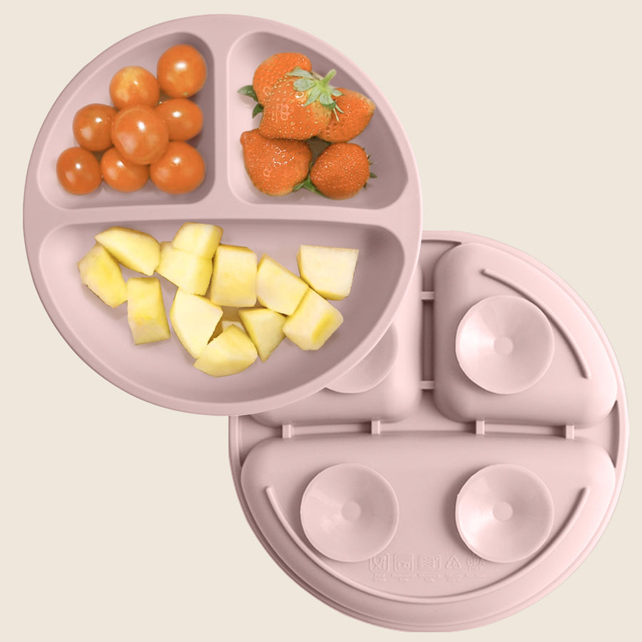 Baby Sucker Silicone Dining Plate BPA Free Children Dishes Suction Toddler Training Tableware Kids  5