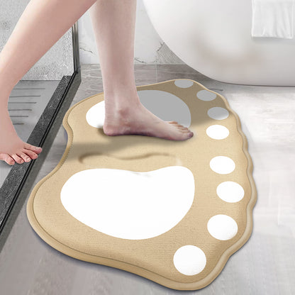 Anti Slip Bath Mat Bathroom Carpet Claw Pattern Absorbent Floor Mat Door Mat Home Decoration 6