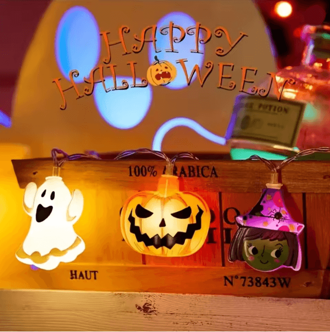 Halloween LED String Lights Spooky Decor Set 1
