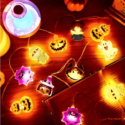 Halloween LED String Lights Spooky Decor Set 4