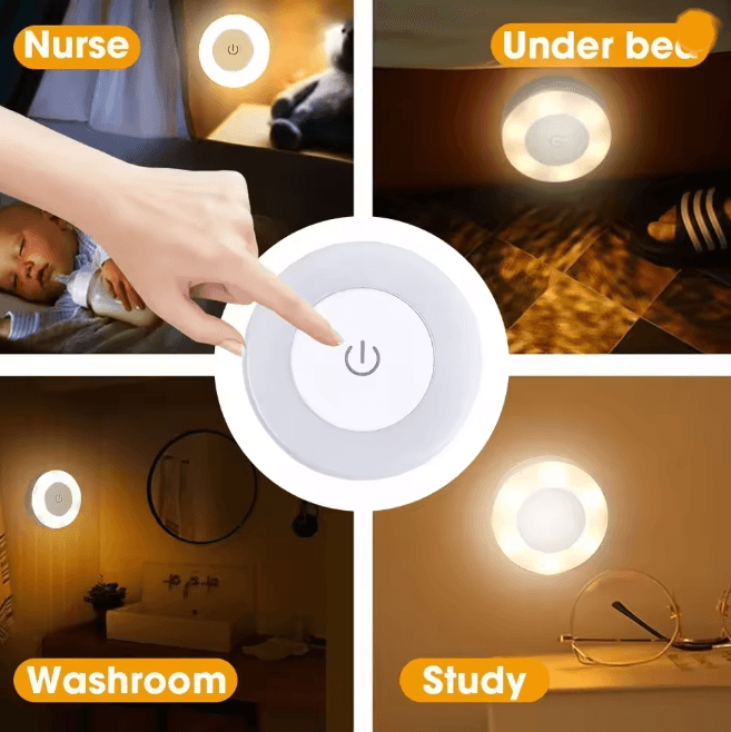 GlowEase Portable Rechargeable Night Light 3