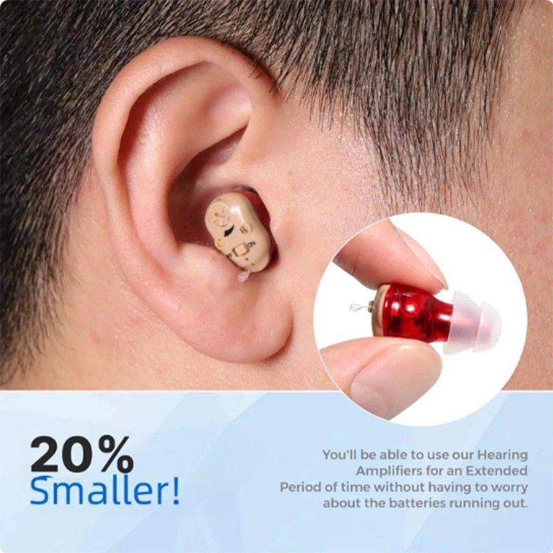 Rechargeable Mini Wireless Hearing Aid  Invisible Earphone  Elderly Hearing Enhancement Bluetooth S 3