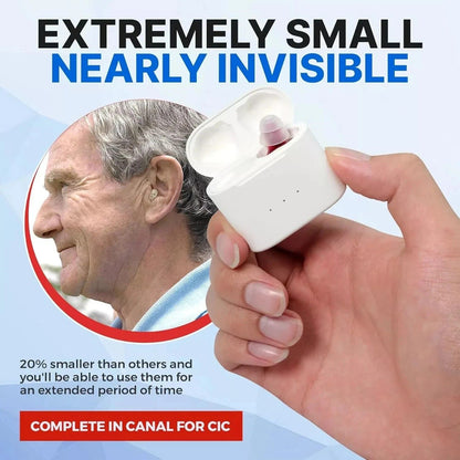 Rechargeable Mini Wireless Hearing Aid  Invisible Earphone  Elderly Hearing Enhancement Bluetooth S 5