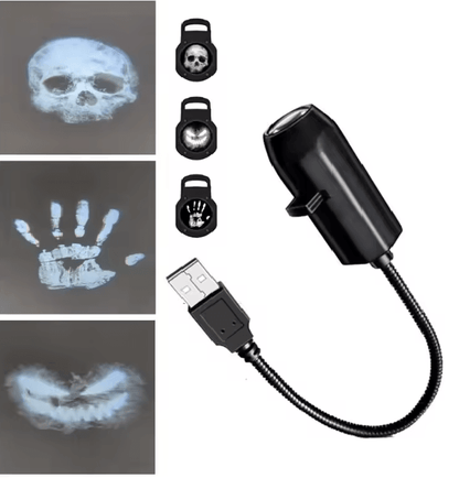 Halloween Skull Projection Night Light 5