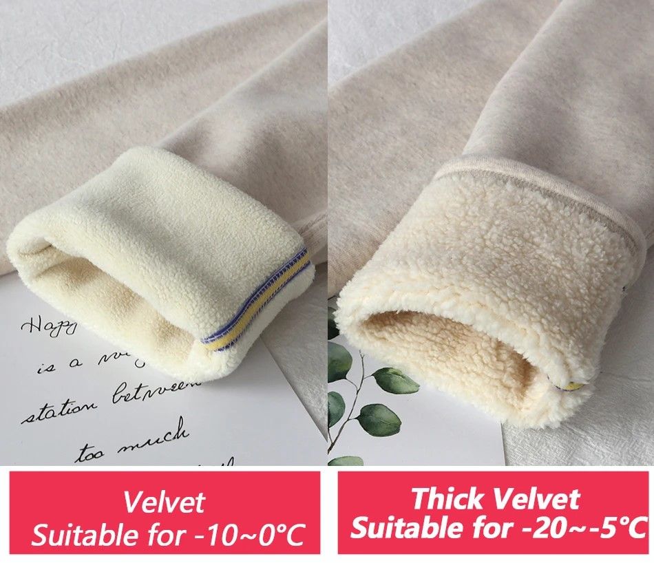 WinterGlow Thermal Velvet Fleece Leggings Slimming Warm Pants For Women 6