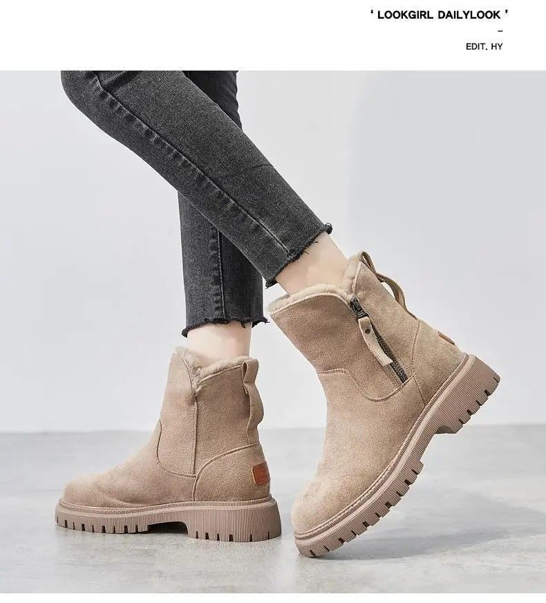 Arctic Embrace Womens Winter Boots Warm FurLined Snow Boots For Women 16
