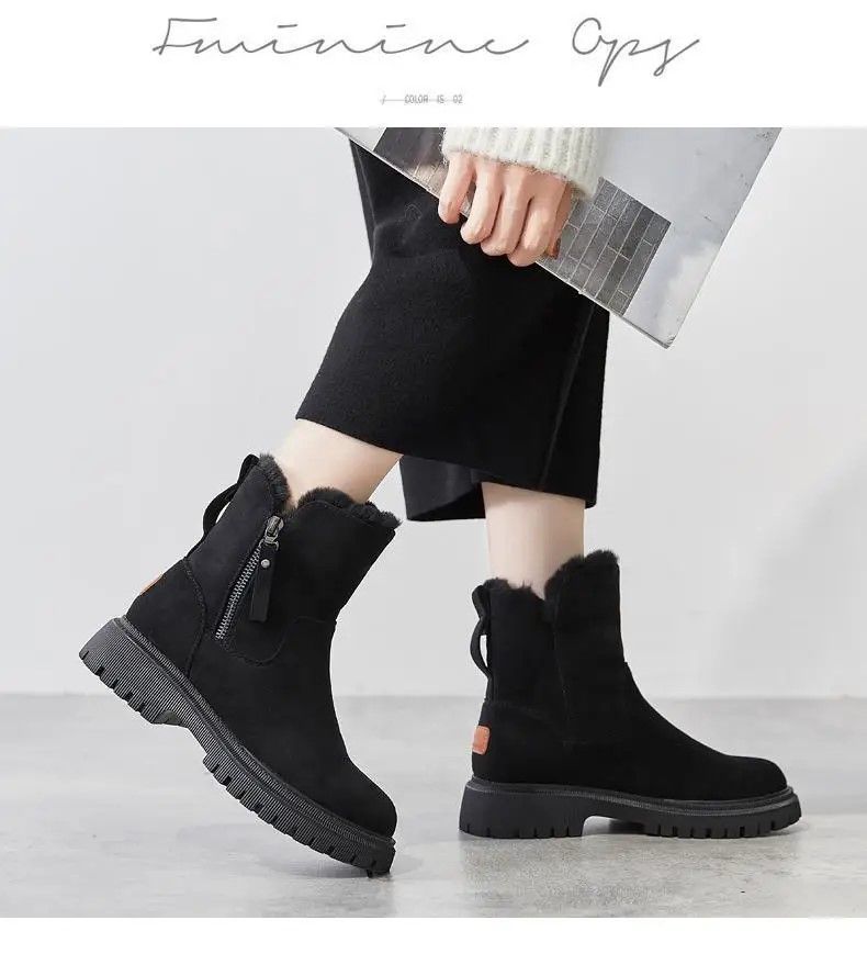 Arctic Embrace Womens Winter Boots Warm FurLined Snow Boots For Women 5
