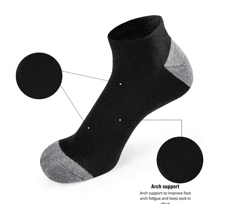 BreatheSoft Low Cut Comfort Socks 3