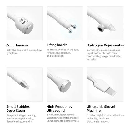 Hydrogen Oxygen Small Bubble Beauty Multifunction Skin Care Device 3
