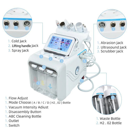 Hydrogen Oxygen Small Bubble Beauty Multifunction Skin Care Device 4