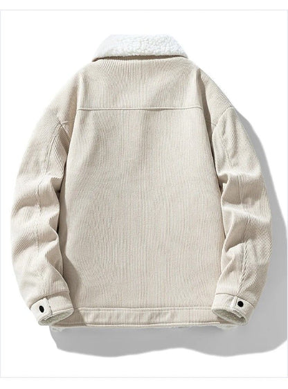 Winter Shield Corduroy Down Mens Coat  Premium Warm Winter Jacket 0
