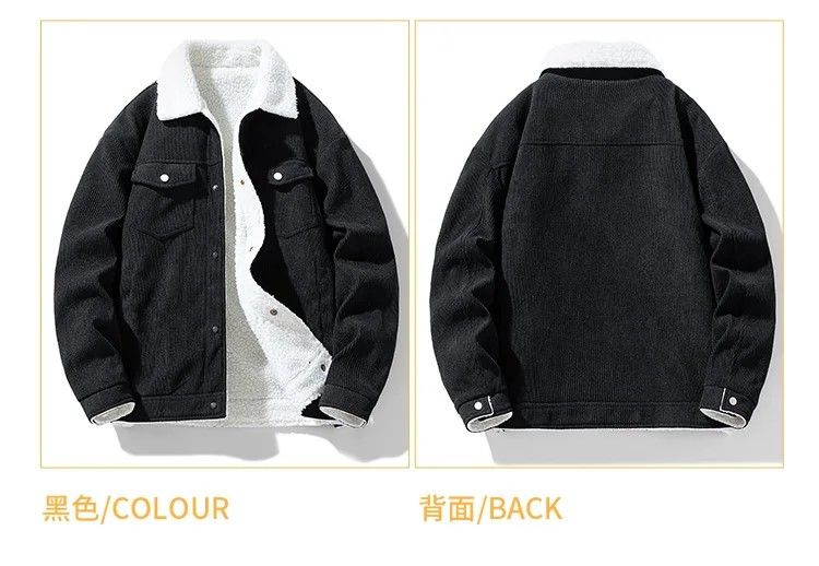 Winter Shield Corduroy Down Mens Coat  Premium Warm Winter Jacket 12