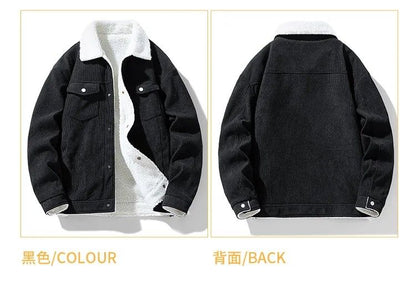 Winter Shield Corduroy Down Mens Coat  Premium Warm Winter Jacket 12