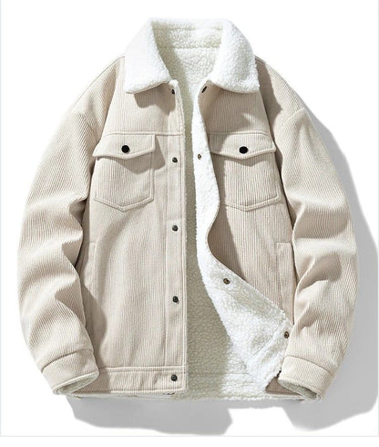 Winter Shield Corduroy Down Mens Coat  Premium Warm Winter Jacket 7