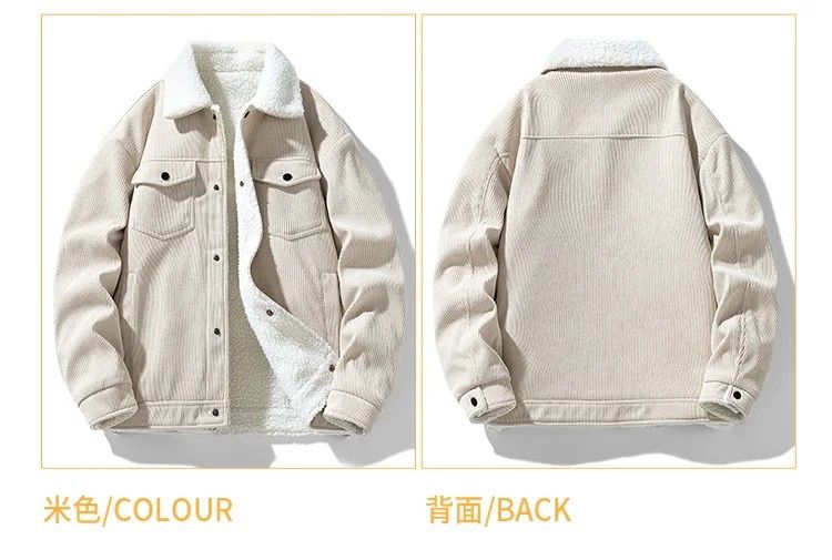 Winter Shield Corduroy Down Mens Coat  Premium Warm Winter Jacket 9