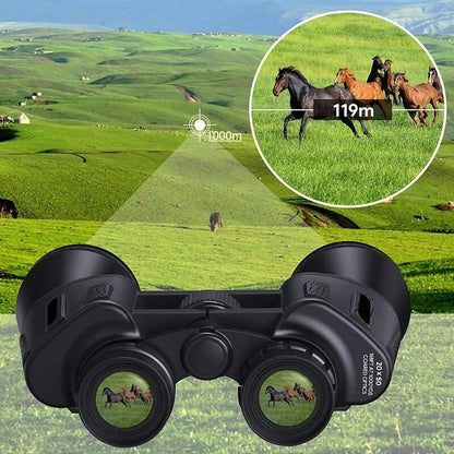 German MilitaryStyle Binoculars 20x50  HD BAK4 Prism Telescope For Hunting Camping  Surveillance 10