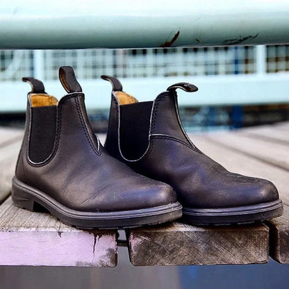 All-Terrain Retro Leather Boots, Unisex Outdoor Non-Slip Winter Couple Footwear