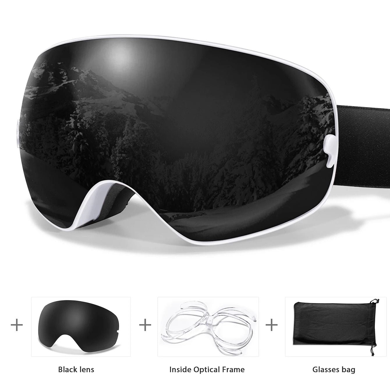 Outdoor UV400 Ski Goggles Anti Fog Snowboarding And Snowmobile Glasses 15
