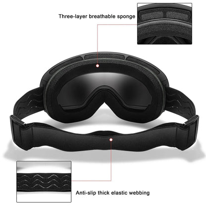 Outdoor UV400 Ski Goggles Anti Fog Snowboarding And Snowmobile Glasses 5
