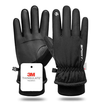 Waterproof Winter Cycling Gloves Thermal Touchscreen Outdoor Sports Gloves 9