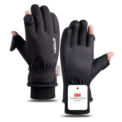 Waterproof Winter Cycling Gloves Thermal Touchscreen Outdoor Sports Gloves 10