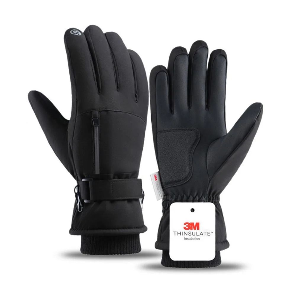 Waterproof Winter Cycling Gloves Thermal Touchscreen Outdoor Sports Gloves 7