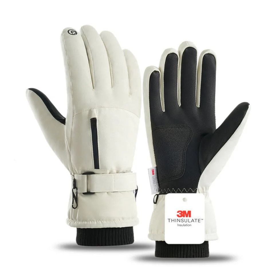 Waterproof Winter Cycling Gloves Thermal Touchscreen Outdoor Sports Gloves 8