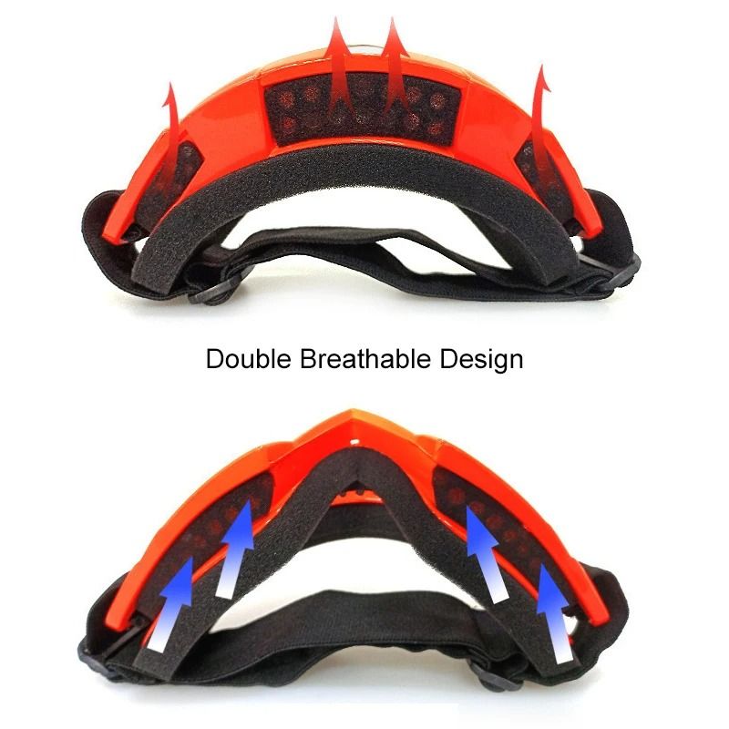 Windproof Anti Fog Ski Goggles With UV Protection For Winter Sports 1