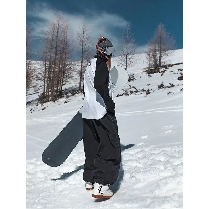 Waterproof High Waist Ski Pants For Winter Outdoor Sports 5