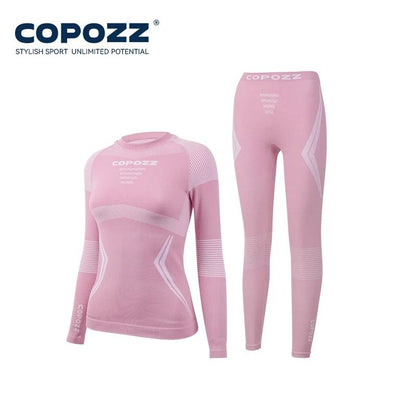 Thermal Ski Base Layer Set For Men And Women  Quick Dry Compression Top And Pants 10