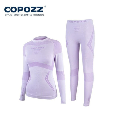Thermal Ski Base Layer Set For Men And Women  Quick Dry Compression Top And Pants 11