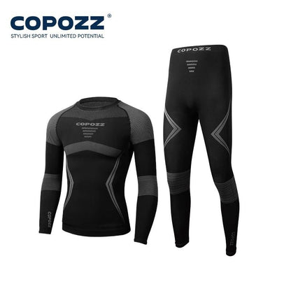 Thermal Ski Base Layer Set For Men And Women  Quick Dry Compression Top And Pants 8