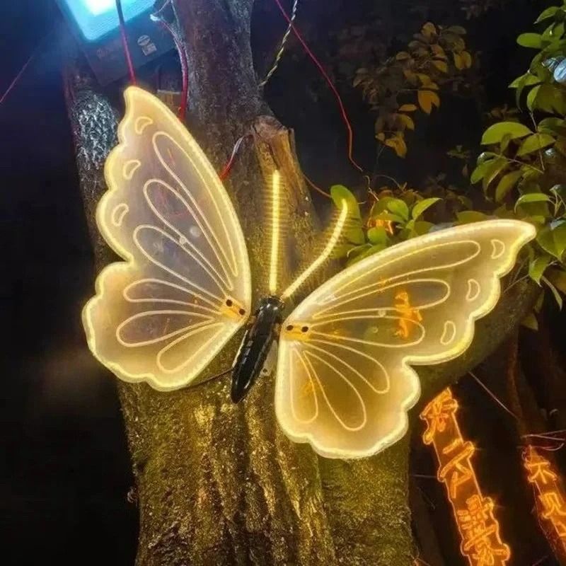 LED Butterfly Light With Dynamic Or Static Display For Outdoor And Home Decorations 1