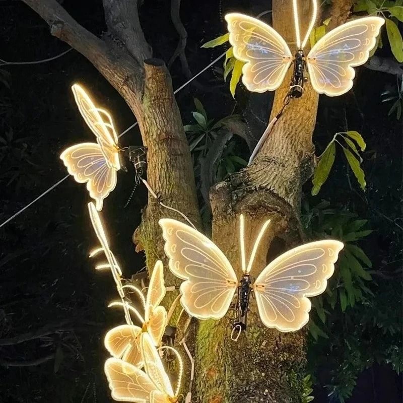 LED Butterfly Light With Dynamic Or Static Display For Outdoor And Home Decorations 2