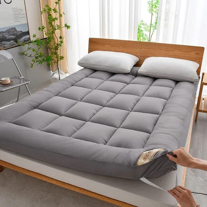 Thick Fluffy Mattress Topper For All Seasons Soft Sleeping Pad For Beds Floor Car And Camping 1