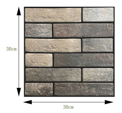 3D Brick Wall Stickers Waterproof SelfAdhesive Panels For Home Decor 10