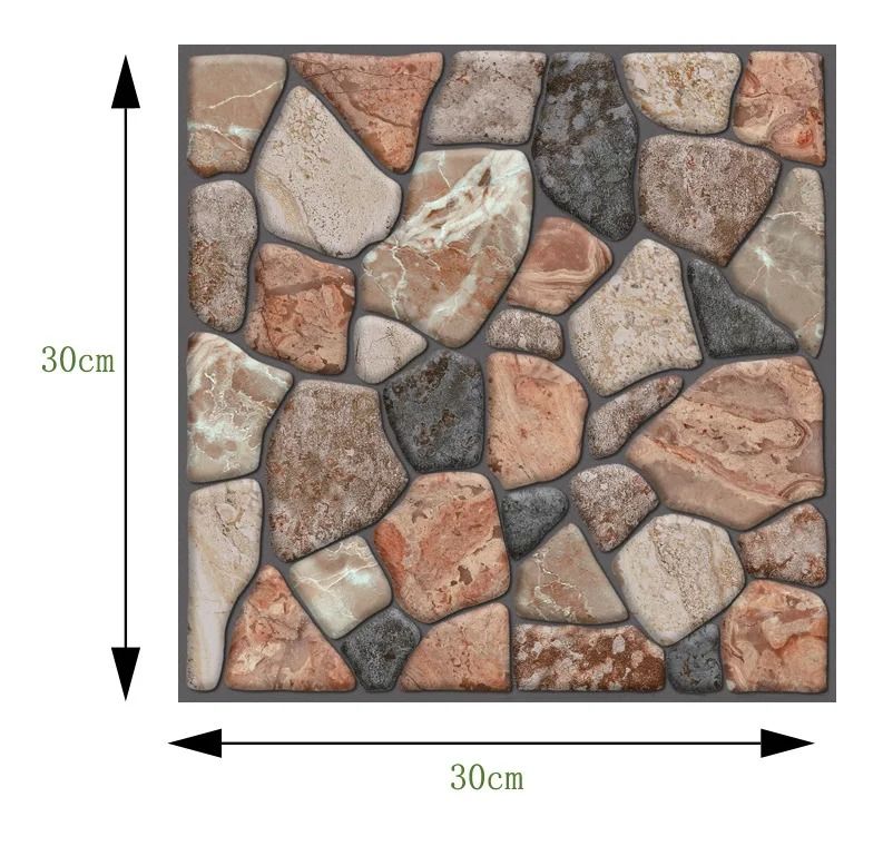 3D Brick Wall Stickers Waterproof SelfAdhesive Panels For Home Decor 14