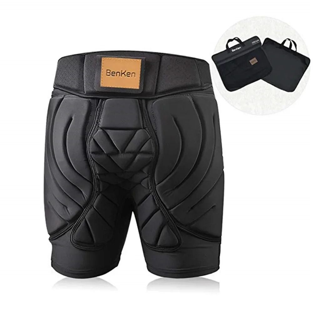 Ski Impact Protection Padded Shorts for Snowboarding, Skiing, Skating, Cycling and Outdoor Sports