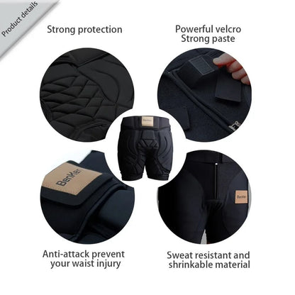 Ski Impact Protection Padded Shorts For Snowboarding Skiing Skating Cycling And Outdoor Sports 1