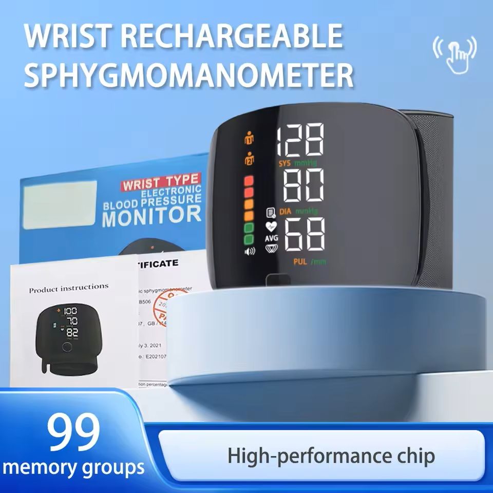 RechargePro Automatic VoiceEnabled Wrist Blood Pressure  Heart Rate Monitor 3