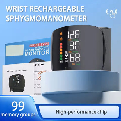 RechargePro Automatic VoiceEnabled Wrist Blood Pressure  Heart Rate Monitor 3