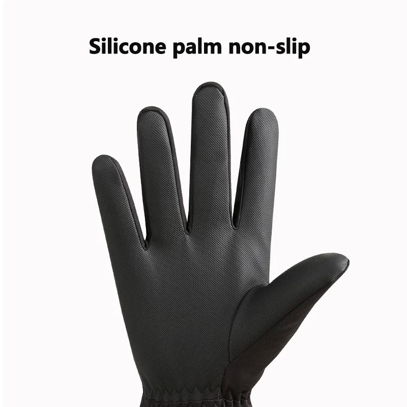 Winter Thermal Ski Gloves For Couples Touchscreen Waterproof Non Slip Snow Gloves 3