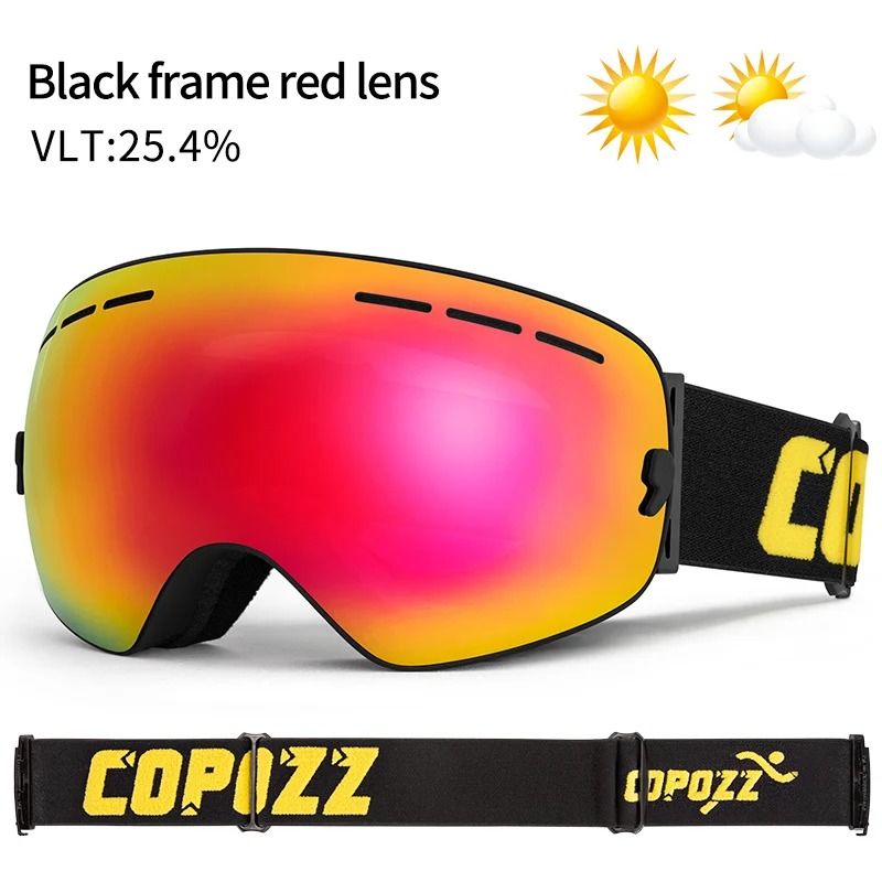 Anti Fog Ski Goggles Double Layer UV400 Wide View Snowboard Mask For Men And Women 13