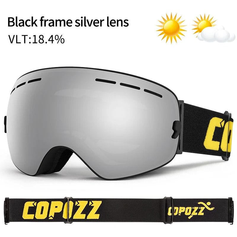 Anti Fog Ski Goggles Double Layer UV400 Wide View Snowboard Mask For Men And Women 14